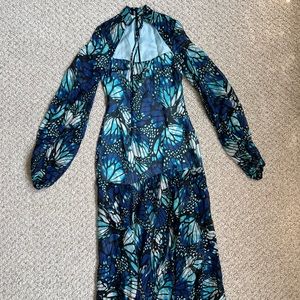 Kim Shui Butterfly Print Dress